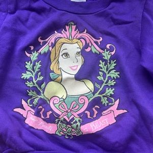 kids 90s vintage Disney Beauty and the Beast made in USA sweatshirt
